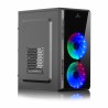 BRAVIO ENC 2000 GABINETE microATX 230W P8 HD AUDIO 12CM 2FAN RAINBOW ENKOR