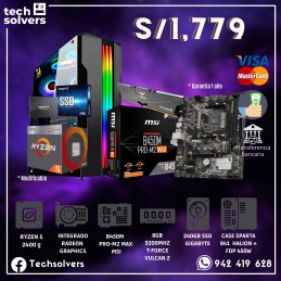 RYZEN 5 2400G + MSI B450M...