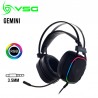 AUDIFONO VSG GEMINI BLACK| RGB | 3.5MM