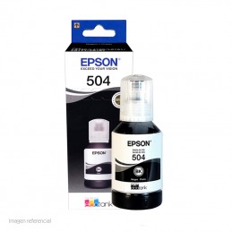 TINTA EPSON NEGRA BOTELLA T504