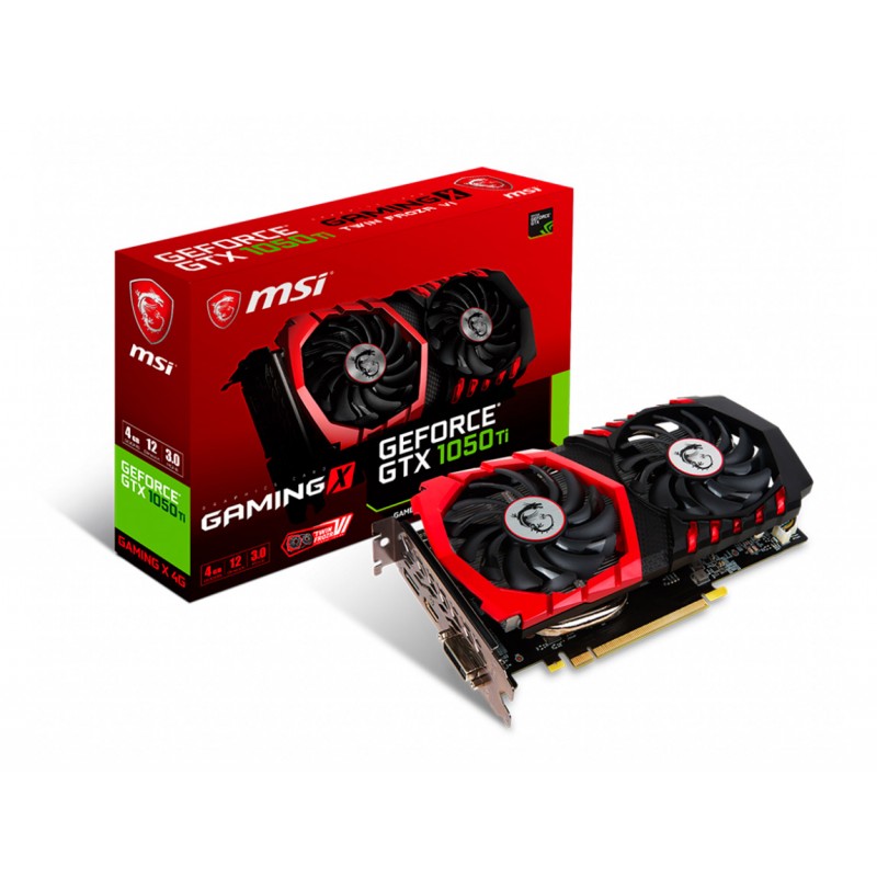 TARJETA DE VIDEO MSI GAMING GeForce GTX 1050 Ti 4GB GDRR5
