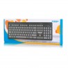 TECLADO MULTIMEDIA MCQUEEN MIC K706  USB T/CHOCOLATE MICRONICS